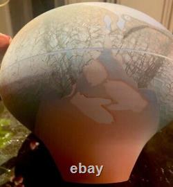 Beautiful Vintage Tom Krueger One Of A Kind Large Clay Studio Pottery