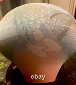 Beautiful Vintage Tom Krueger One Of A Kind Large Clay Studio Pottery
