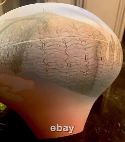 Beautiful Vintage Tom Krueger One Of A Kind Large Clay Studio Pottery
