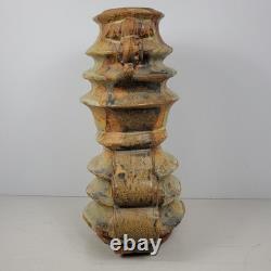 Bernard Rooke Vintage Mid-Century English Brutalist Vase Pottery 12 1/2