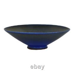 Berndt Friberg Gustavsberg Sweden 1961 MCM Studio Pottery Hand Made Blue Bowl