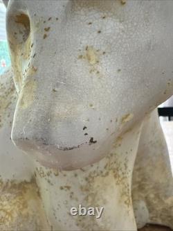 Big Vintage 1980's Tony Evans Raku Bear Animal Sculpture Studio Pottery 13