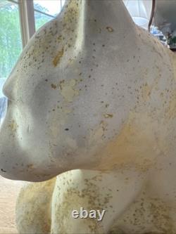 Big Vintage 1980's Tony Evans Raku Bear Animal Sculpture Studio Pottery 13