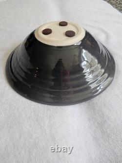 Bill Campbell Signed Art Pottery Glaze Spiral Bowl/Centerpiece Earth Wind & fire