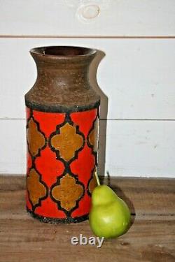 Bitossi Londi Vtg Mid Century Modern Pottery Vase Vessel Raymor Italy Tall