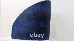 Blue Pottery Sculpture Stairs Steps 1995 OOAK People Vintage Studio Art New York