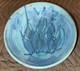 Bowl JT Abernathy Studio Pottery Ann Arbor 8.75 Diameter Vintage Blue on Blue
