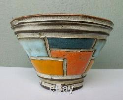 Boyan Moscov Original Vintage Signed Studio Art Pottery Bowl Bulgaria