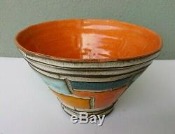 Boyan Moscov Original Vintage Signed Studio Art Pottery Bowl Bulgaria