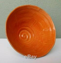 Boyan Moscov Original Vintage Signed Studio Art Pottery Bowl Bulgaria