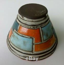 Boyan Moscov Original Vintage Signed Studio Art Pottery Bowl Bulgaria