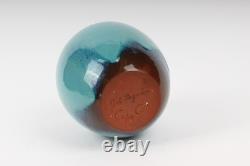 CAPE COD MASS Vintage MidCentury Pottery Vase Art studio listed JOB NEGEIM