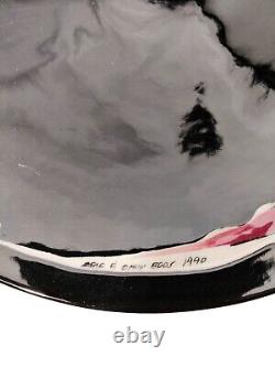 CHUY & ERIC BOOS 1990 STUDIO ART POTTERY VASE & BOWL VINTAGE Ceramics