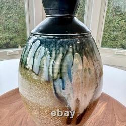CRAIG MARTELL Oregon Vintage Studio Pottery 12 Vase Orcas Island Pacific NW