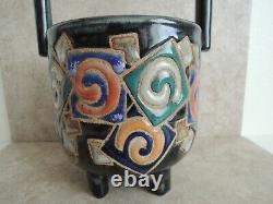 Cache Pot Studio Pottery by Cathra Anne Barker Vintage 1989