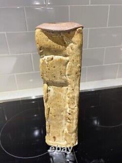 Canadian signed Ron Roy Studio Pottery Sculptural Stoneware Vase