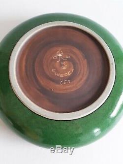 Carl Harry Stalhane bowl for Rostrand vintage Swedish mid-century CHS pottery