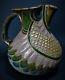 Cathra Anne Barker 1970 Vintage Sunstone Studio Art Pottery Owl Pitcher Signed
