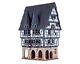 Ceramic Tealight Holder Collectible Miniature Town Hall in Alsfeld 27 cm