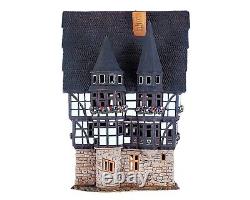 Ceramic Tealight Holder Collectible Miniature Town Hall in Alsfeld 27 cm