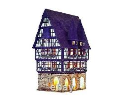 Ceramic Tealight Holder Collectible Miniature Town Hall in Alsfeld 27 cm