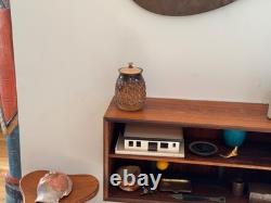 Charles Counts Rising Fawn Georgia Signed Studio Art Pottery Vessel Vase Vtg Mcm