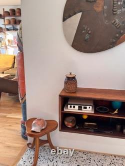 Charles Counts Rising Fawn Georgia Signed Studio Art Pottery Vessel Vase Vtg Mcm