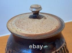 Charles Counts Rising Fawn Georgia Signed Studio Art Pottery Vessel Vase Vtg Mcm