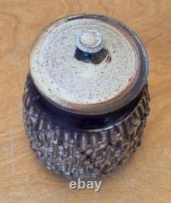 Charles Counts Rising Fawn Georgia Signed Studio Art Pottery Vessel Vase Vtg Mcm