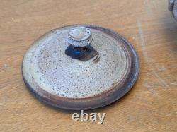 Charles Counts Rising Fawn Georgia Signed Studio Art Pottery Vessel Vase Vtg Mcm