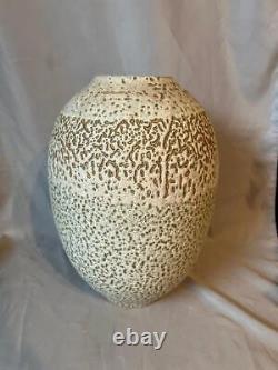 Chris and Pat Shatsby Ceramic Vase Vintage Signed Nice Studio Art Pottery