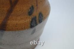 Chuck Solberg Ceramic Pitcher Studio Pottery Minnesota Signed 9 Tall