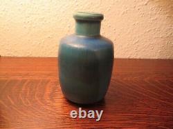 Classic Danish Design Saxbo, Nathalie Krebs MCM Stoneware Vase, Turquoise Glaze