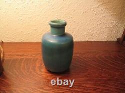 Classic Danish Design Saxbo, Nathalie Krebs MCM Stoneware Vase, Turquoise Glaze