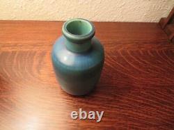 Classic Danish Design Saxbo, Nathalie Krebs MCM Stoneware Vase, Turquoise Glaze