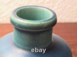 Classic Danish Design Saxbo, Nathalie Krebs MCM Stoneware Vase, Turquoise Glaze