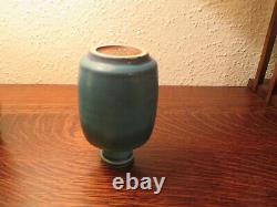Classic Danish Design Saxbo, Nathalie Krebs MCM Stoneware Vase, Turquoise Glaze