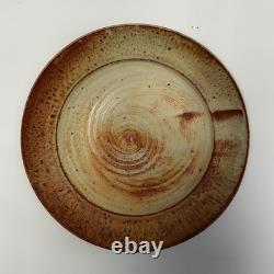 Cliff Glover Signed Studio Pottery 18 Stoneware Charger Plate California Art