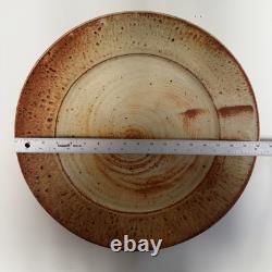 Cliff Glover Signed Studio Pottery 18 Stoneware Charger Plate California Art