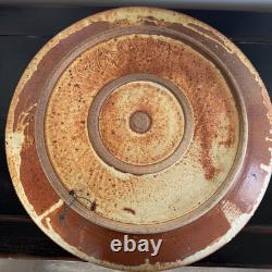 Cliff Glover Signed Studio Pottery 18 Stoneware Charger Plate California Art