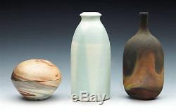 Collection Of Three Vintage Studio Pottery Vessels 20th C