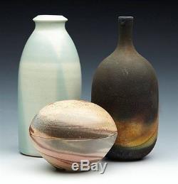 Collection Of Three Vintage Studio Pottery Vessels 20th C