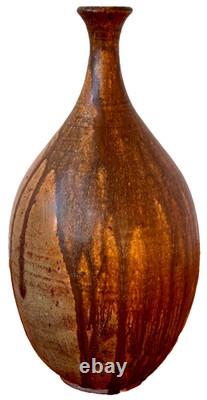 Curtis Haefer Mud Bay Washington Studio Art Pottery Vessel Vase Pot Vtg Rare Mcm