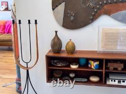 Curtis Haefer Mud Bay Washington Studio Art Pottery Vessel Vase Pot Vtg Rare Mcm