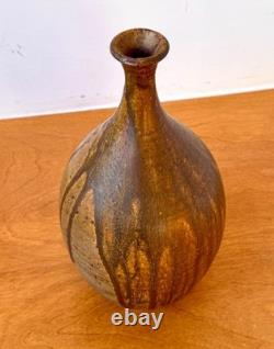Curtis Haefer Mud Bay Washington Studio Art Pottery Vessel Vase Pot Vtg Rare Mcm