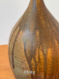Curtis Haefer Mud Bay Washington Studio Art Pottery Vessel Vase Pot Vtg Rare Mcm