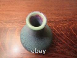 Danish MCM Stoneware Artist Signed, Unknown Workshop, Exceptional Blue Bud Vase