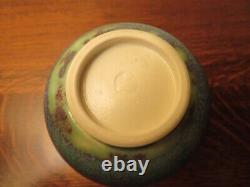 Danish MCM Stoneware Artist Signed, Unknown Workshop, Exceptional Blue Bud Vase