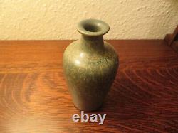 Danish MCM Stoneware Hjorth, Bornholm, Erik Hjorth Era, Elegant Shouldered Vase