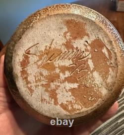 David Shaner Studio 1973 Vintage Pottery Signed